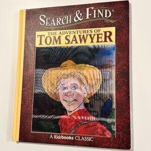 Tom Sawyer Search & Find Book - Lenticular Cover Image! Kidsbooks Classic 2007